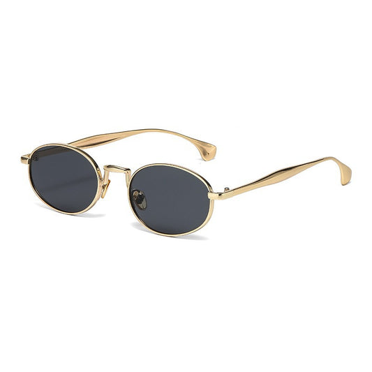 Unisex Round Sunglasses Metal Lens Full Rim