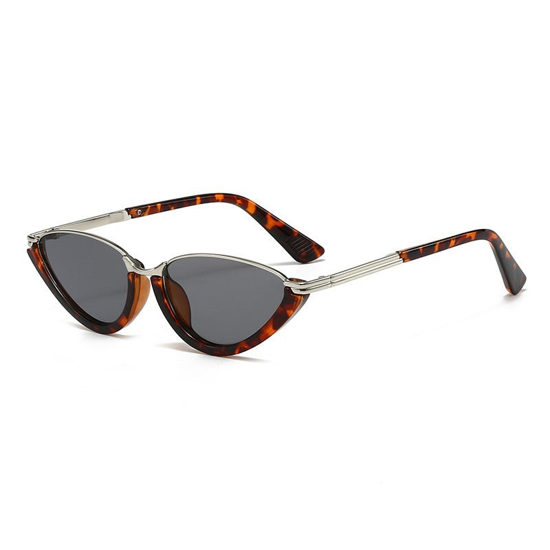 Women's Half Rim Cat Eye Sunglasses UV400