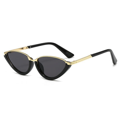 Women's Half Rim Cat Eye Sunglasses UV400